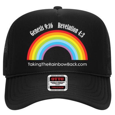 Revelation Taking The Rainbow Back High Crown Mesh Back Trucker Hat