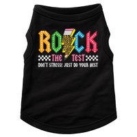 Rock The Test Testing Day Don't Stress ABCD Alphabet Doggie Tank