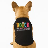 Rock The Test Testing Day Don't Stress ABCD Alphabet Doggie Tank