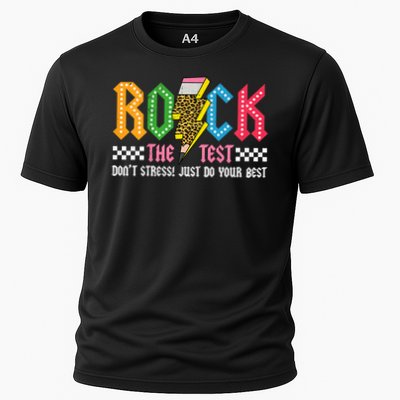 Rock The Test Testing Day Don't Stress ABCD Alphabet Cooling Performance Crew T-Shirt