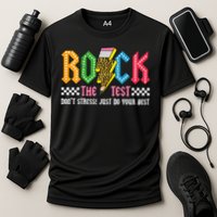 Rock The Test Testing Day Don't Stress ABCD Alphabet Performance Shirt
