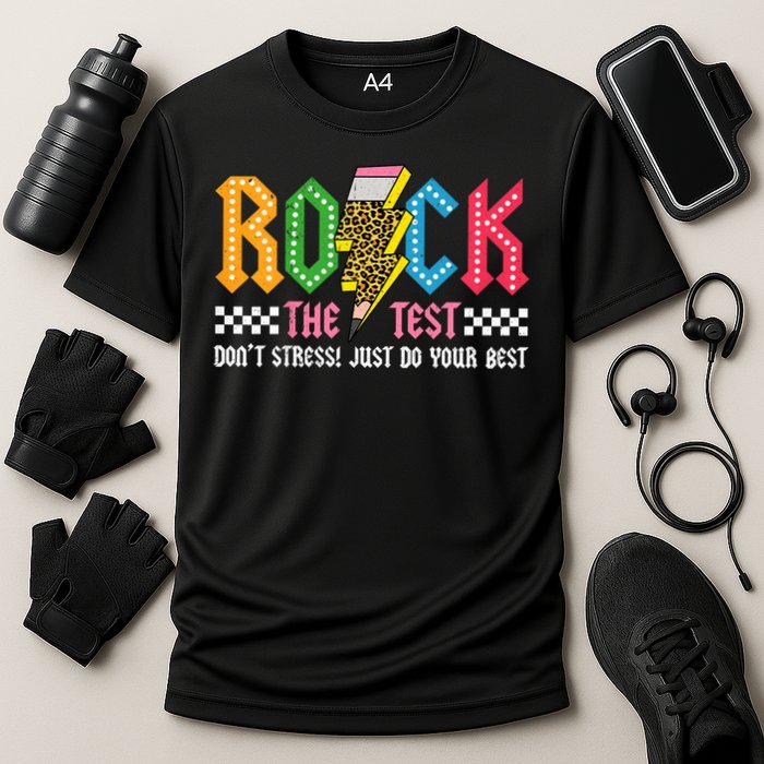 Rock The Test Testing Day Don't Stress ABCD Alphabet Performance Shirt
