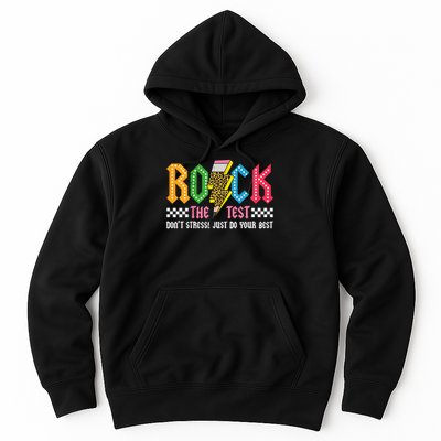 Rock The Test Testing Day Don't Stress ABCD Alphabet Hoodie