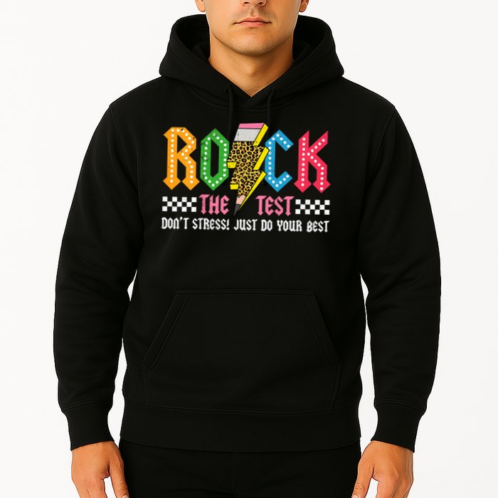 Rock The Test Testing Day Don't Stress ABCD Alphabet Hoodie