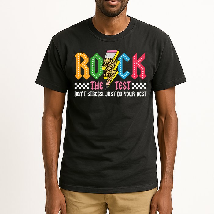 Rock The Test Testing Day Don't Stress ABCD Alphabet Tall T-Shirt