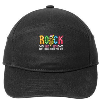Rock The Test Testing Day Don't Stress ABCD Alphabet 7-Panel Snapback Hat