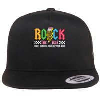 Rock The Test Testing Day Don't Stress ABCD Alphabet Flatbill Hat