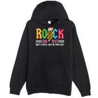 Rock The Test Testing Day Don't Stress ABCD Alphabet Premium Pullover Hoodie