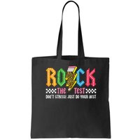 Rock The Test Testing Day Don't Stress ABCD Alphabet Bag