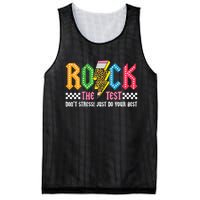 Rock The Test Testing Day Don't Stress ABCD Alphabet Mesh Reversible Basketball Jersey Tank