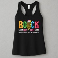 Rock The Test Testing Day Don't Stress ABCD Alphabet Womens Tank Top