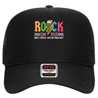 Rock The Test Testing Day Don't Stress ABCD Alphabet Trucker Hat