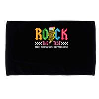 Rock The Test Testing Day Don't Stress ABCD Alphabet Microfiber Hand Towel