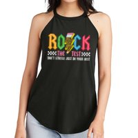 Rock The Test Testing Day Don't Stress ABCD Alphabet Women's Perfect Tri Rocker Tank