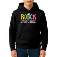 Rock The Test Testing Day Don't Stress ABCD Alphabet Kids Hoodie