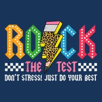 Rock The Test Testing Day Don't Stress ABCD Alphabet Infant Baby Jersey Bodysuit