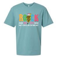 Rock The Test Testing Day Don't Stress ABCD Alphabet Sueded Cloud Jersey T-Shirt