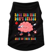 Rock The Test DonT Stress Just Do Your Best Funny Testing Day Doggie Tank