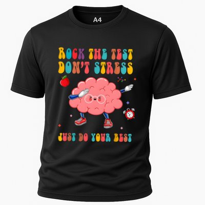 Rock The Test DonT Stress Just Do Your Best Funny Testing Day Performance Shirt