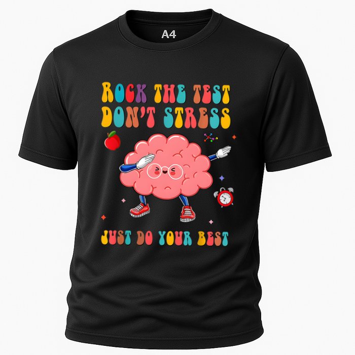 Rock The Test DonT Stress Just Do Your Best Funny Testing Day Performance Shirt