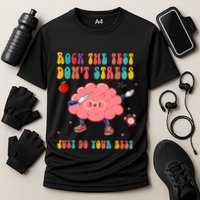 Rock The Test DonT Stress Just Do Your Best Funny Testing Day Performance Shirt