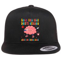 Rock The Test DonT Stress Just Do Your Best Funny Testing Day Flatbill Hat
