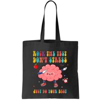 Rock The Test DonT Stress Just Do Your Best Funny Testing Day Bag