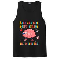 Rock The Test DonT Stress Just Do Your Best Funny Testing Day PosiCharge Competitor Tank