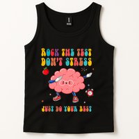 Rock The Test DonT Stress Just Do Your Best Funny Testing Day Tank Top