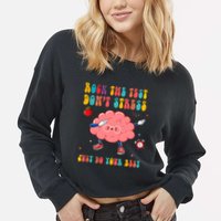Rock The Test DonT Stress Just Do Your Best Funny Testing Day Cropped Pullover Crew