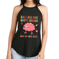 Rock The Test DonT Stress Just Do Your Best Funny Testing Day Women's Perfect Tri Rocker Tank