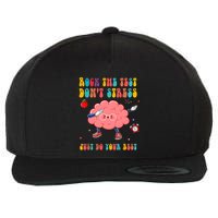 Rock The Test DonT Stress Just Do Your Best Funny Testing Day Wool Snapback Cap