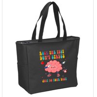 Rock The Test DonT Stress Just Do Your Best Funny Testing Day Zip Tote Bag