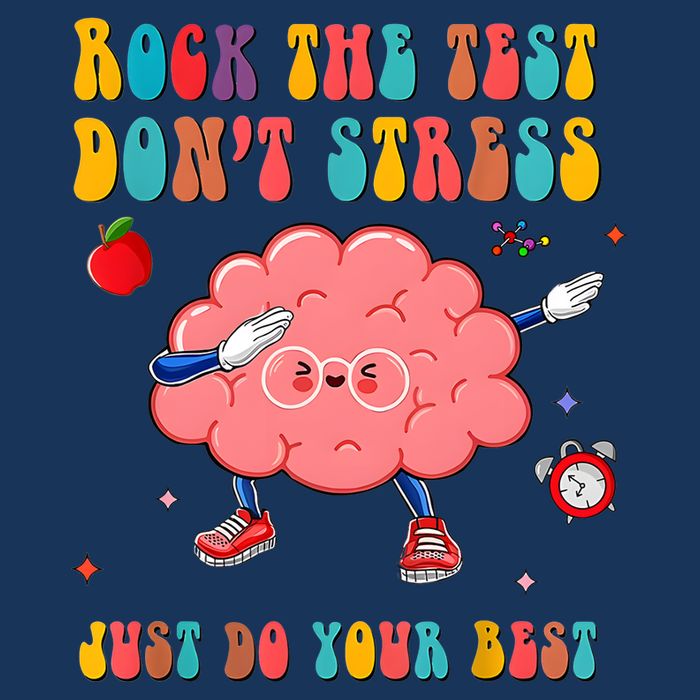 Rock The Test DonT Stress Just Do Your Best Funny Testing Day Infant Baby Jersey Bodysuit