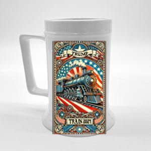 Retro Trump Tarot Card 2024 Beer Stein