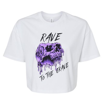 Rave To The Grave Bella+Canvas Jersey Crop Tee