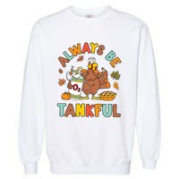 Respiratory Therapist Thanksgiving Nurse Autumn Fall Turkey Garment-Dyed Sweatshirt