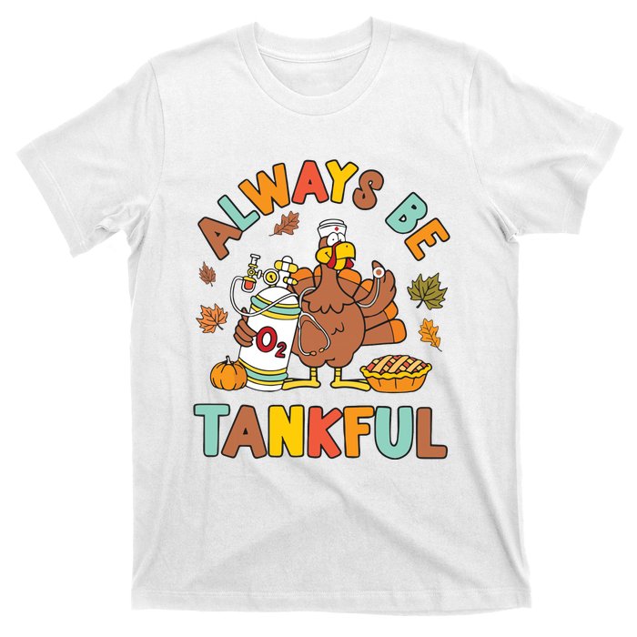 Respiratory Therapist Thanksgiving Nurse Autumn Fall Turkey T-Shirt