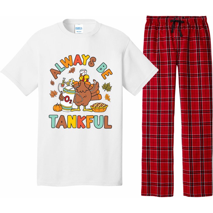 Respiratory Therapist Thanksgiving Nurse Autumn Fall Turkey Pajama Set