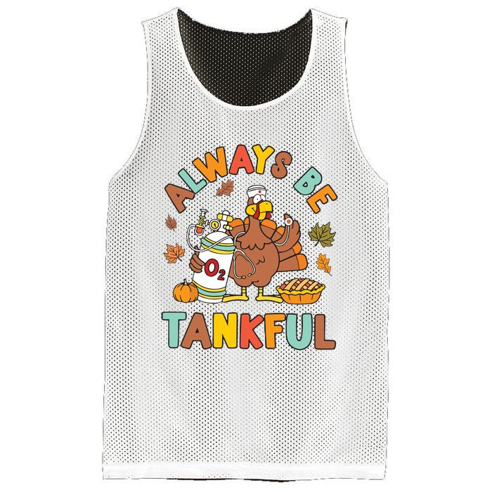 Respiratory Therapist Thanksgiving Nurse Autumn Fall Turkey Mesh Reversible Basketball Jersey Tank