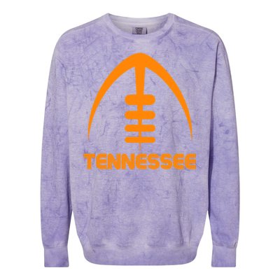 Retro Tennessee TN Orange Vintage Design Classic Tennessee Colorblast Crewneck Sweatshirt