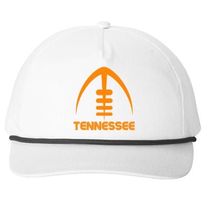 Retro Tennessee TN Orange Vintage Design Classic Tennessee Snapback Five-Panel Rope Hat