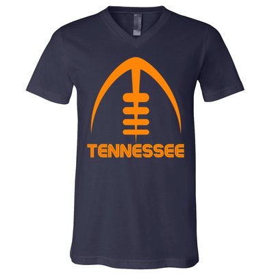 Retro Tennessee TN Orange Vintage Design Classic Tennessee V-Neck T-Shirt