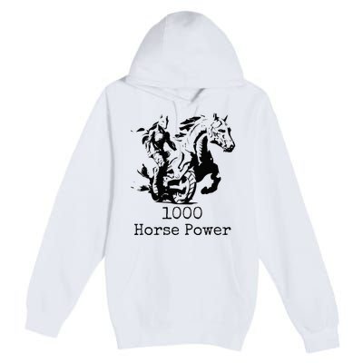 Ride the Thunder 1000 Horse Power Premium Pullover Hoodie