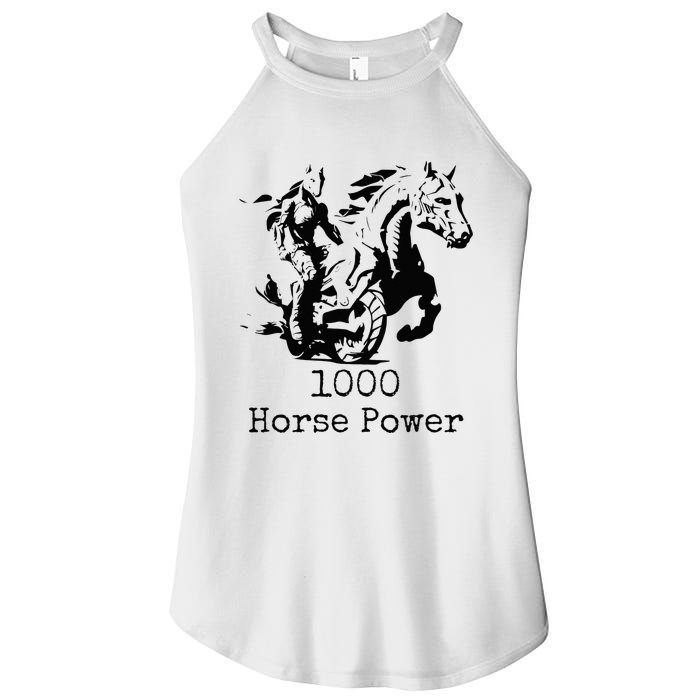 Ride the Thunder 1000 Horse Power Women’s Perfect Tri Rocker Tank