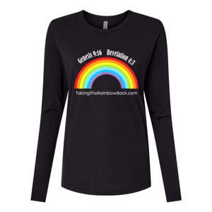 Revelation Taking The Rainbow Back Womens Cotton Relaxed Long Sleeve T-Shirt