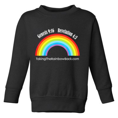 Revelation Taking The Rainbow Back Toddler Sweatshirt
