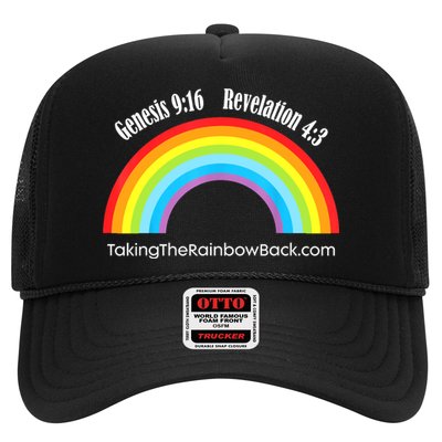 Revelation Taking The Rainbow Back Trucker Hat