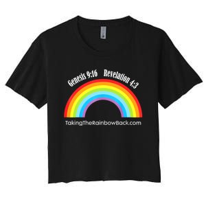 Revelation Taking The Rainbow Back Women's Crop Top Tee