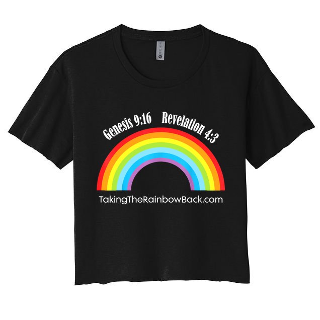 Revelation Taking The Rainbow Back Crop Top